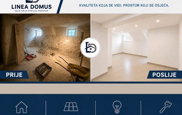 Keramika, Adaptacije, knauf, pripremni radovi, gletanje, krecenje, voda