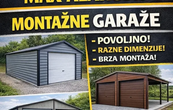 Montažni objekti,Limarske usluge,montažne garaže